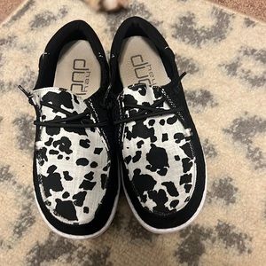 Cow Print Heydudes